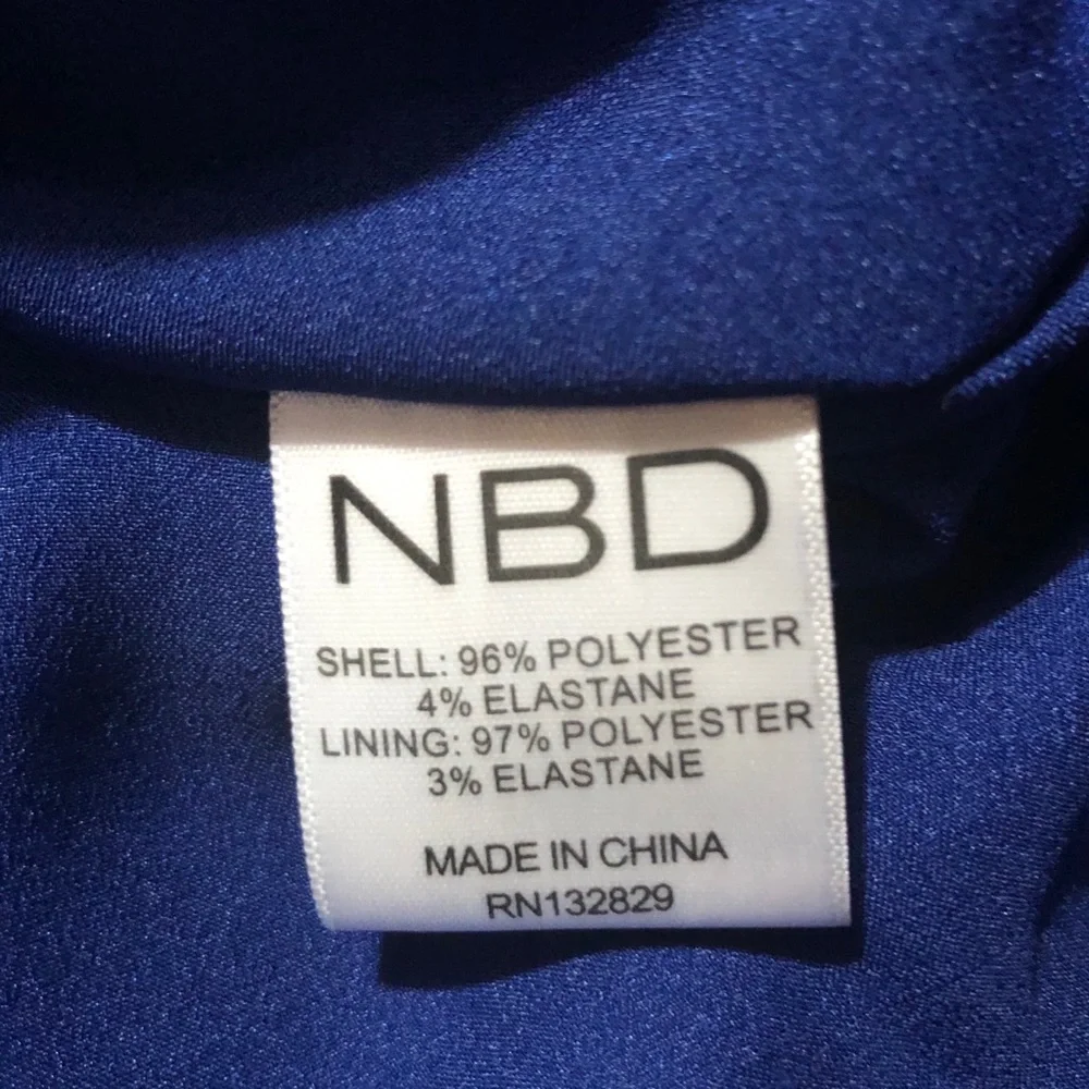 NBD NWT Women’s Sexi Royal Blue Mini‎ Cut Out Dress M